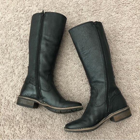 Kickers Boots Womens Size EU 36 US 5 Dark Brown Buckle - Picture 7 of 9